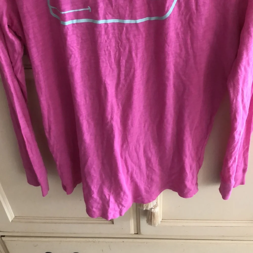 Vineyard Vines Women’s Long Sleeve Hoodie Shirt - Picture 9 of 9